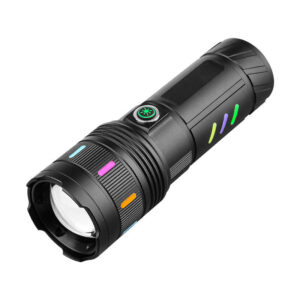 High Power Super Bright Zoom Flashlight With Power Bank